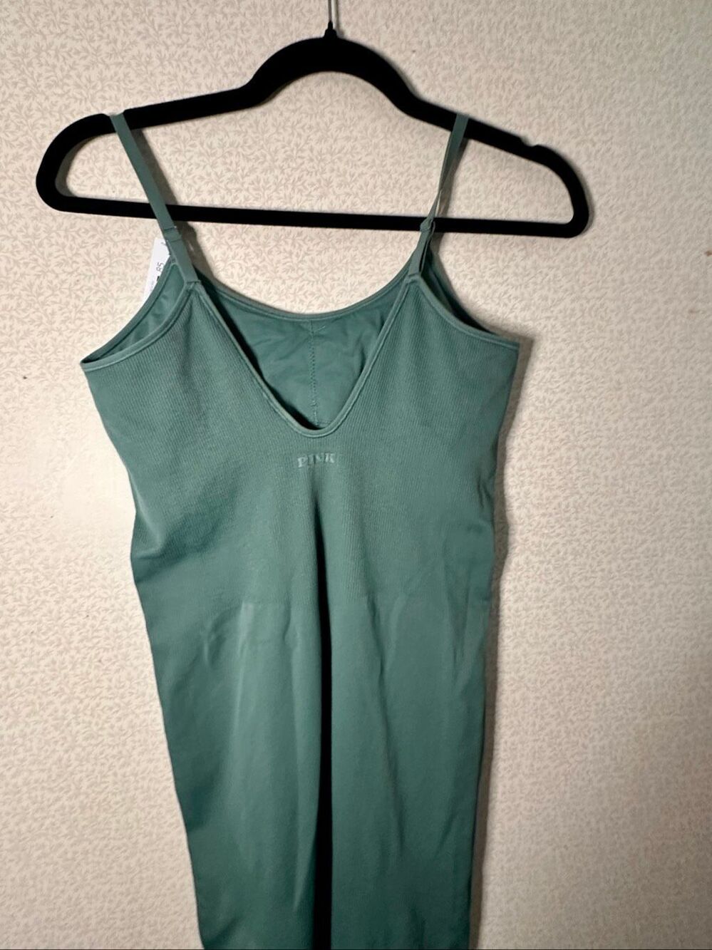 NWT Pink by Victoria’s Secret seamless workout onesie in sage green - Picture 8 of 12